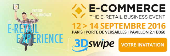 Affiche E-commerce Paris 2016 3dswipe