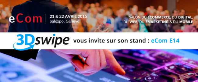 Affiche e-com exposé au salon de Genève