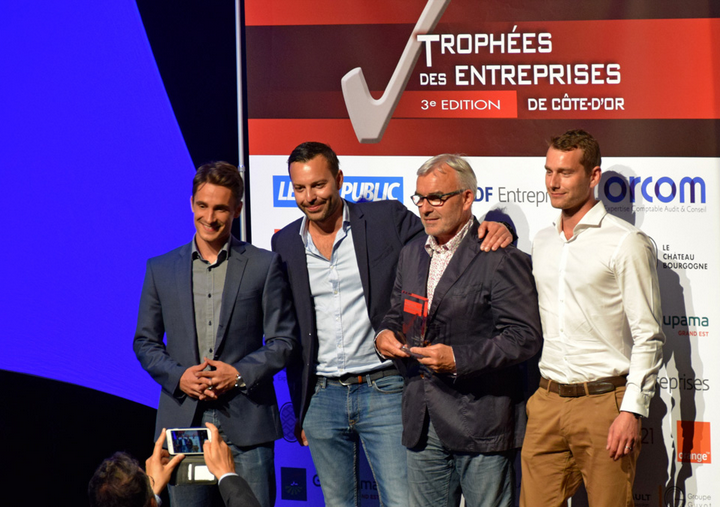 Photo trophée des entreprises 2017