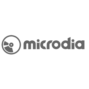 Logo Microdia gris